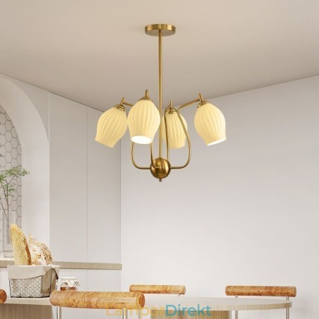 Nordic Pendel Light Creative Smidesjärn Koppar Naturlig Färg Ståndare Taklampa Nordic Pendel Light Creative Smidesjärn Koppar Naturlig Färg Ståndare Taklampa