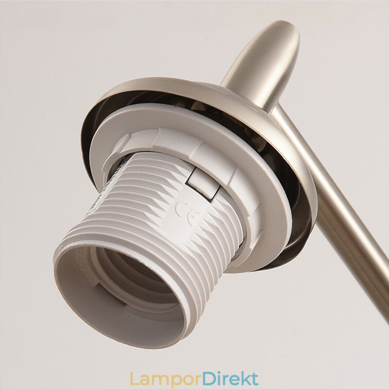 Nordic Pendel Light Creative Smidesjärn Sand Nickel Blomma Ståndare Taklampa