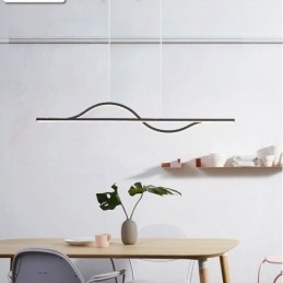 Snygg Taklampa I Aluminium Art Wave Taklampa
