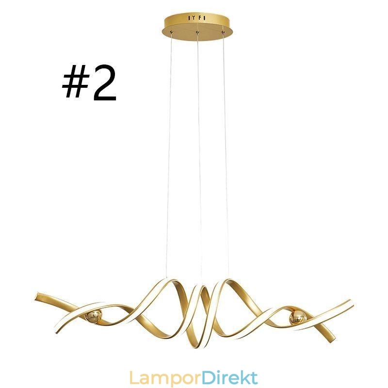 Minimalistisk Taklampa I Aluminium Konst Minimalistisk Taklampa Med Spiral
