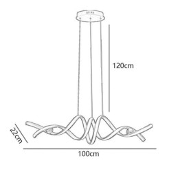 Minimalistisk Taklampa I Aluminium Konst Minimalistisk Taklampa Med Spiral