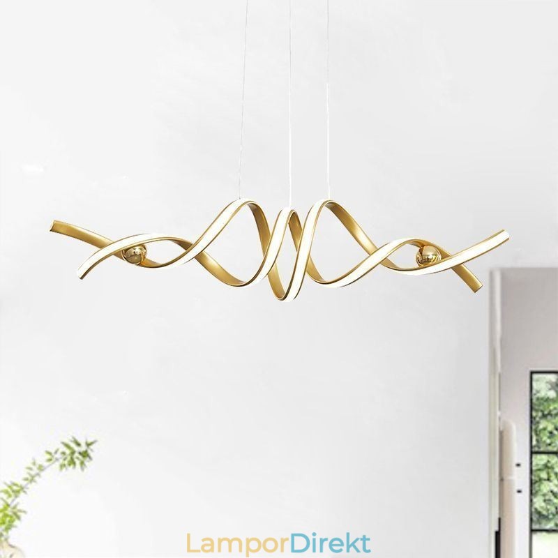 Minimalistisk Taklampa I Aluminium Konst Minimalistisk Taklampa Med Spiral