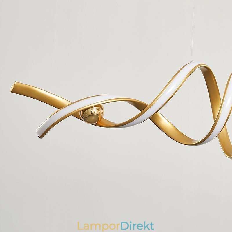 Minimalistisk Taklampa I Aluminium Konst Minimalistisk Taklampa Med Spiral