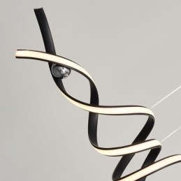 Minimalistisk Taklampa I Aluminium Konst Minimalistisk Taklampa Med Spiral