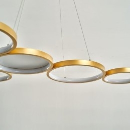 Snygg Taklampa I Aluminium Konst Taklampa