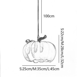 Japansk Retro Pumpa Pendel Light Creative Ceiling Lights
