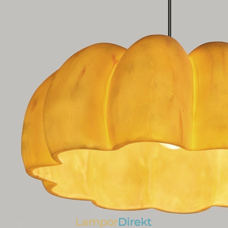 Enkelt Huvud Pumpa Taklampa Japansk Retro Taklampa