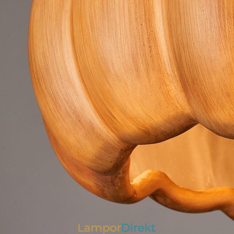 Creative Pumpa Pendel Light Japansk Retro Taklampa Taklampa