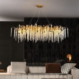 Nordic Pendel Light Golden Branch G9 Glaskrona