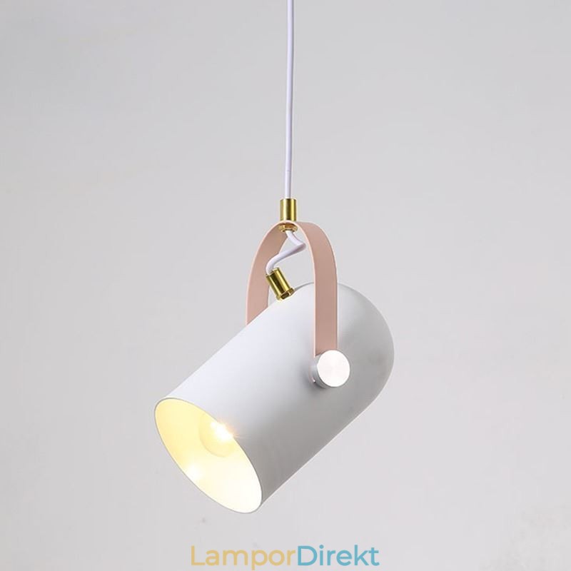 Nordic Colorful Pendent Light Macaron Single Head Pendellampa