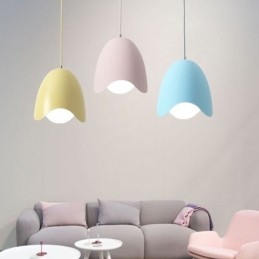 Creative Macaron Pendellampa Pendel Med Ett Huvud