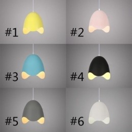 Creative Macaron Pendellampa Pendel Med Ett Huvud