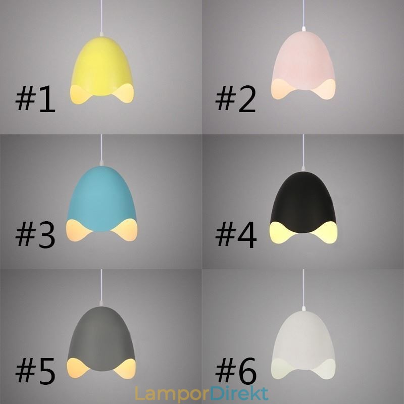 Creative Macaron Pendellampa Pendel Med Ett Huvud