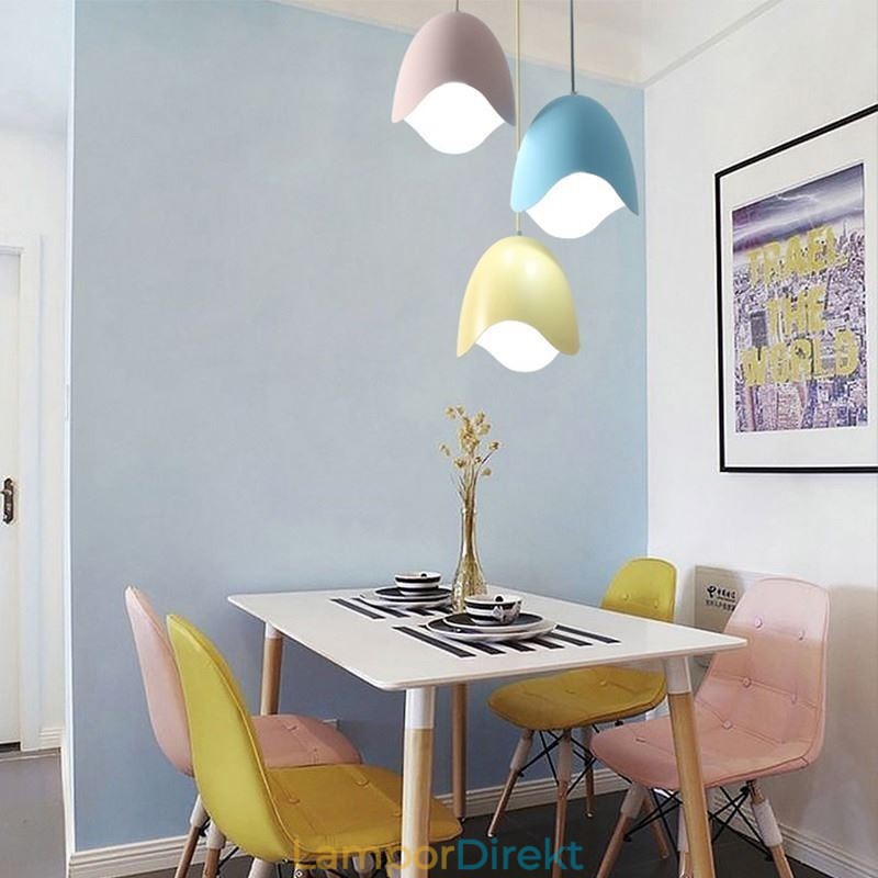 Creative Macaron Pendellampa Pendel Med Ett Huvud