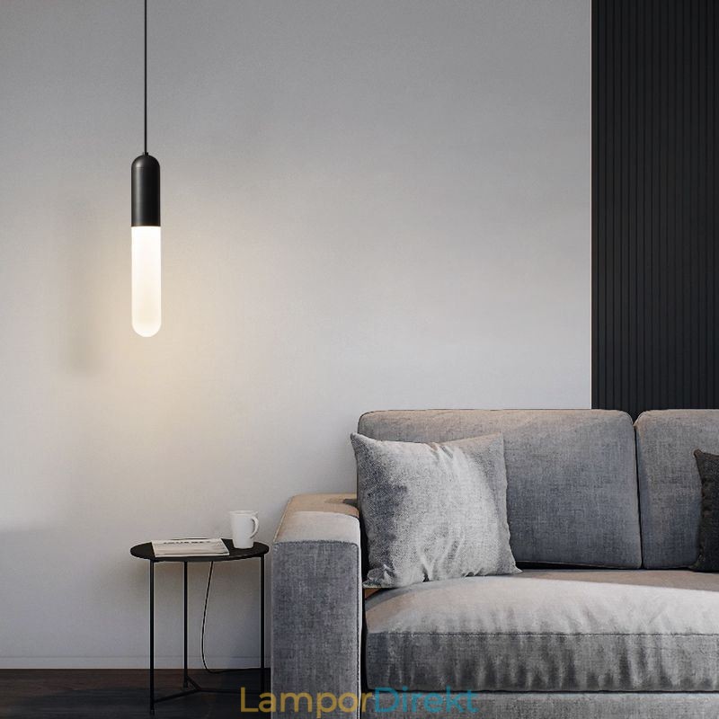 Modern Frostad Pendellampa Borstad Pendellampa