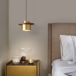 Modern Pendel Light One Light Mässing Pendel Lighting Island