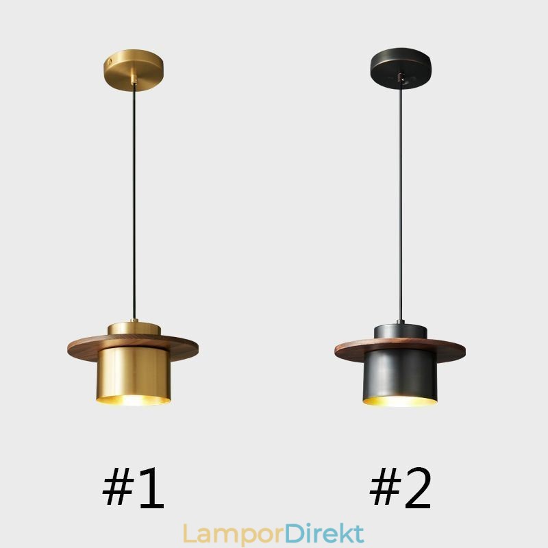 Modern Pendel Light One Light Mässing Pendel Lighting Island