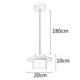 Modern Pendel Light One Light Mässing Pendel Lighting Island