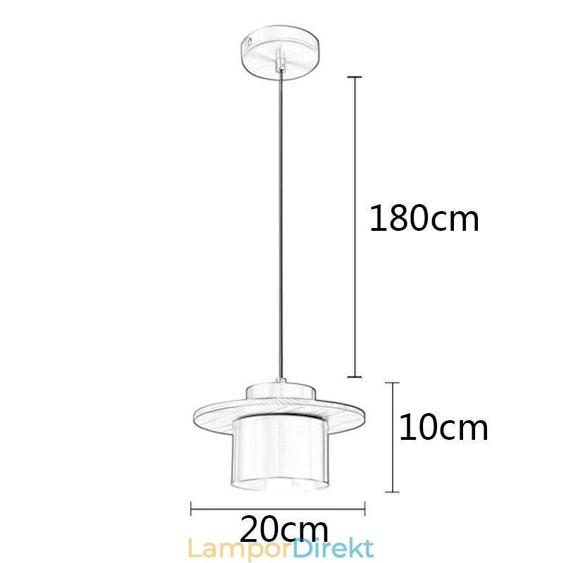 Modern Pendel Light One Light Mässing Pendel Lighting Island