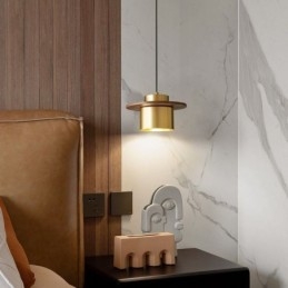 Modern Pendel Light One Light Mässing Pendel Lighting Island