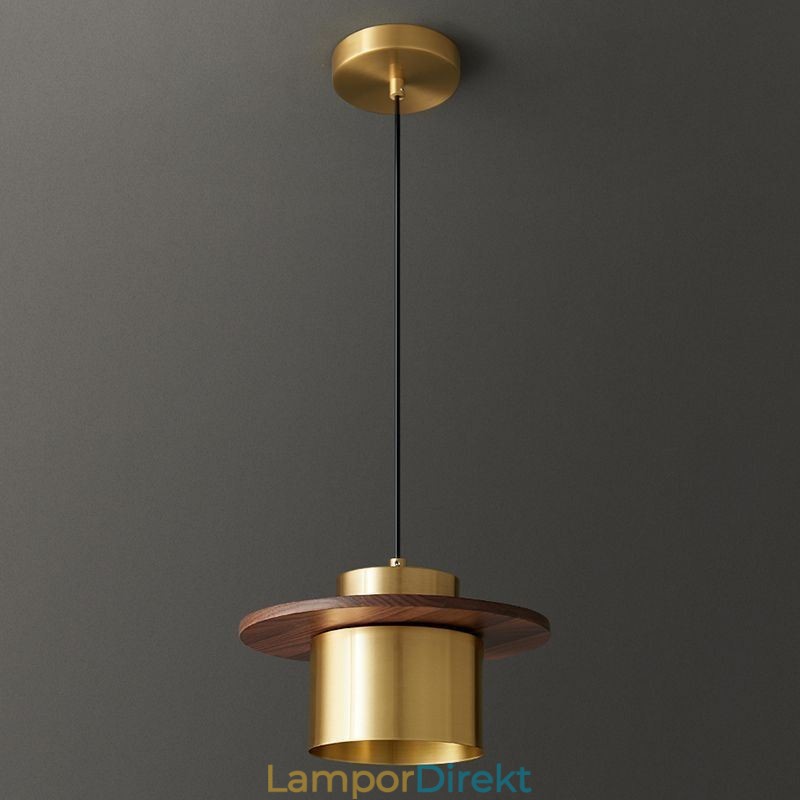 Modern Pendel Light One Light Mässing Pendel Lighting Island