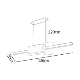 Minimalistisk Strip Pendel Light Modern Creative Hanging Light