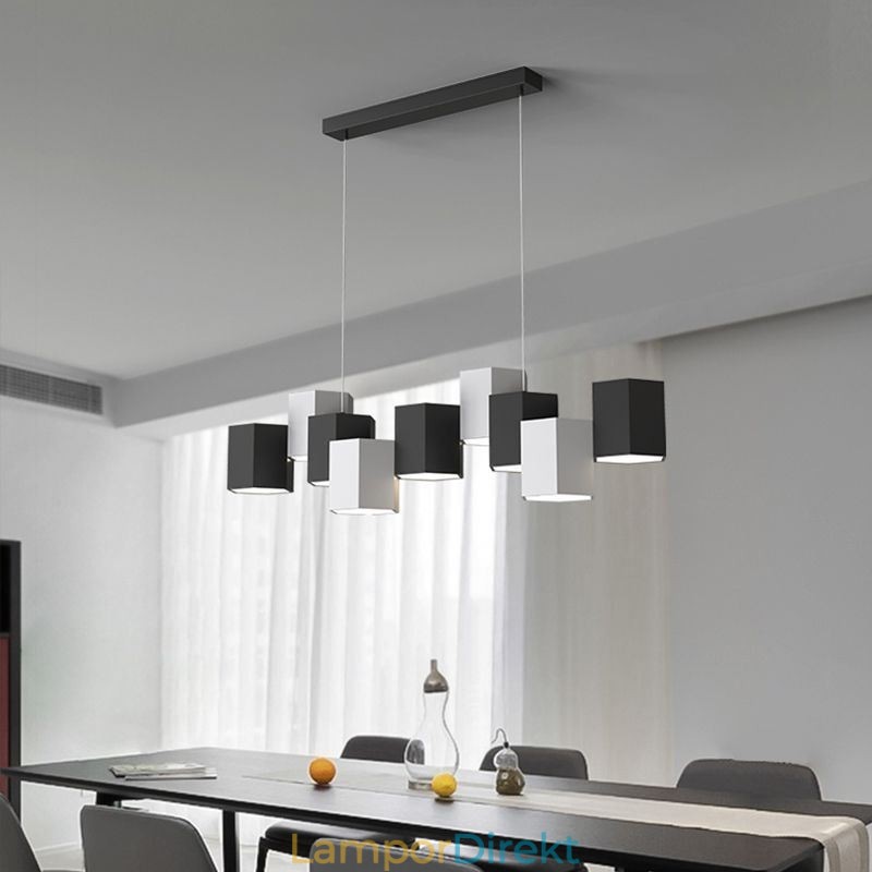 Modern Sexkantig Hänglampa Creative Combination Pendellampa