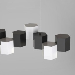 Modern Sexkantig Hänglampa Creative Combination Pendellampa
