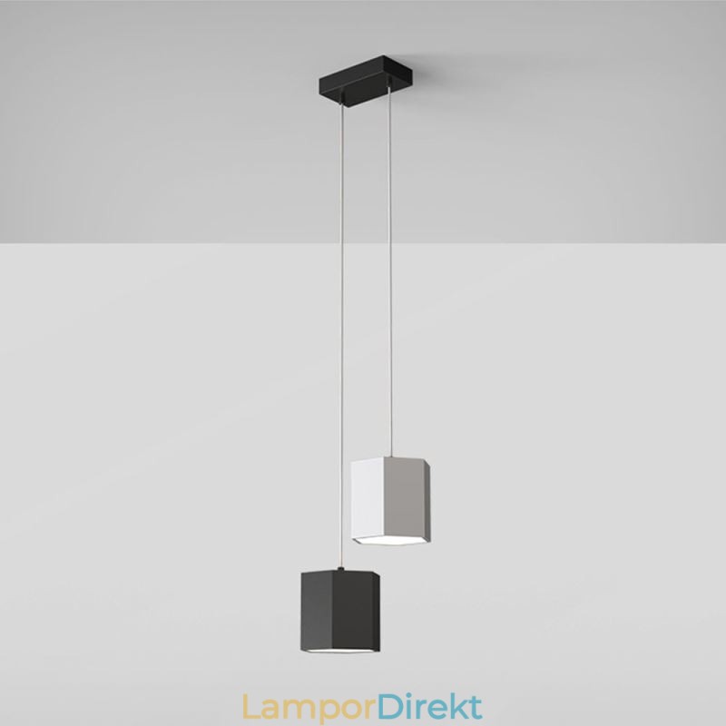 Modern Hexagonal Pendel Light Enkel Hängande Lampa