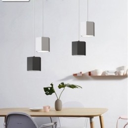 Modern Hexagonal Pendel Light Enkel Hängande Lampa