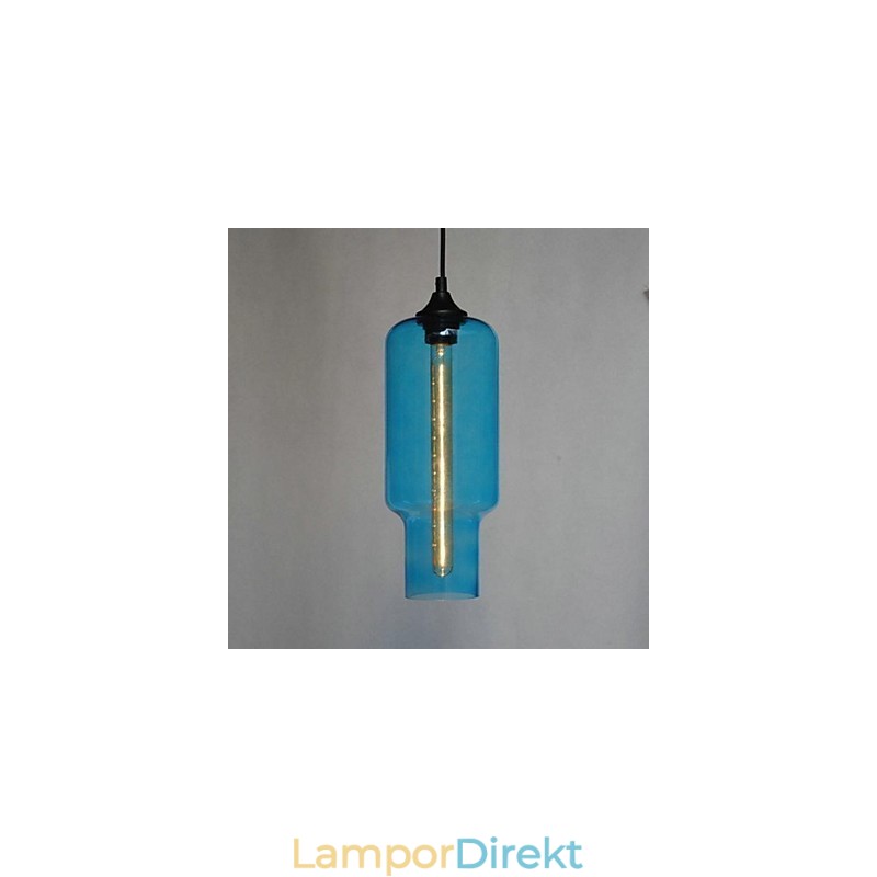 Modernt Glas Taklampa I Brun Bubbeldesign