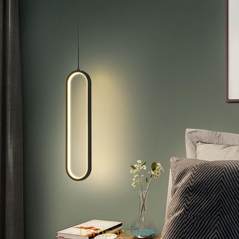 Modern Pendellampa Minimalistisk Oval Pendelbelysning