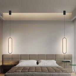 Modern Pendellampa Minimalistisk Oval Pendelbelysning