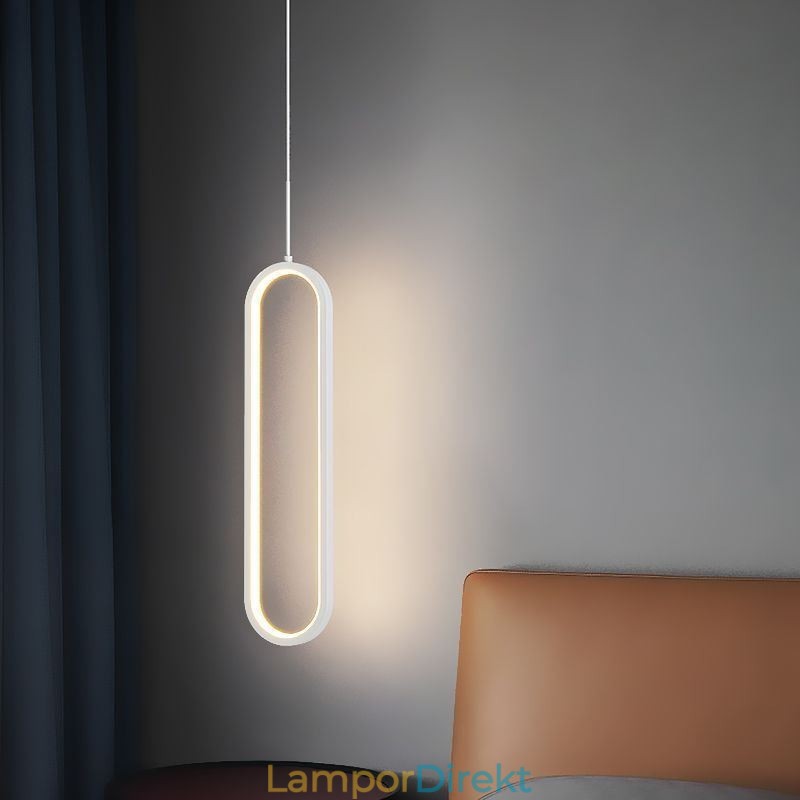 Modern Pendellampa Minimalistisk Oval Pendelbelysning