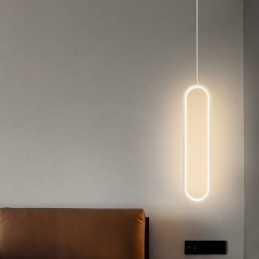 Modern Pendellampa Minimalistisk Oval Pendelbelysning