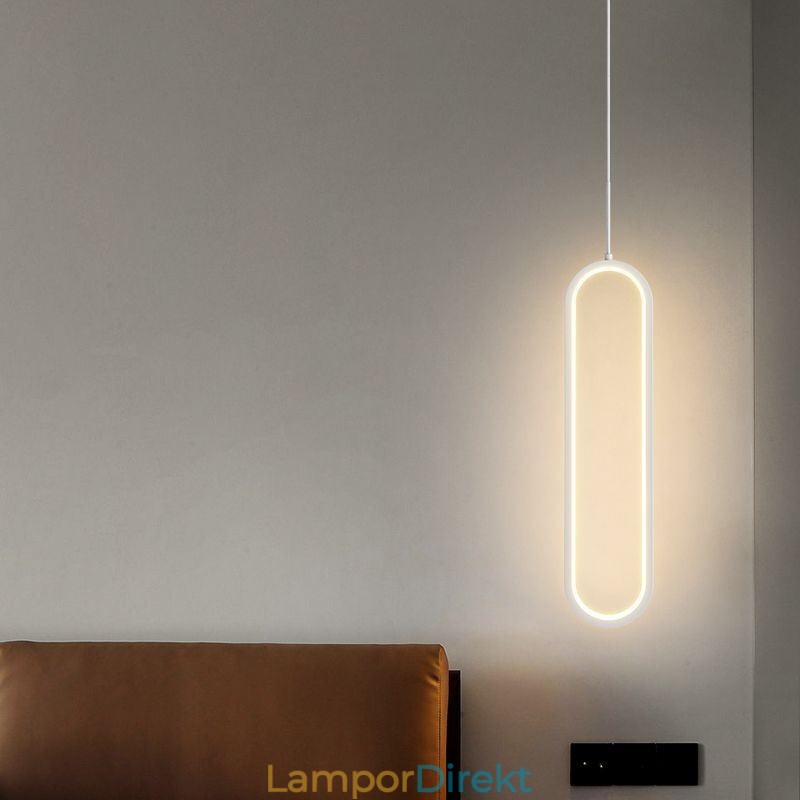 Modern Pendellampa Minimalistisk Oval Pendelbelysning