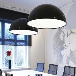 Halvcirkel Pendellampor Nordic Minimalist Pendellampa Cafe