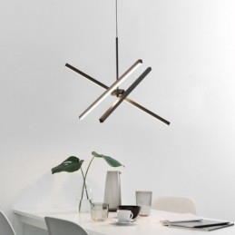 Modern Taklampa Dimbar Svart Remslampa