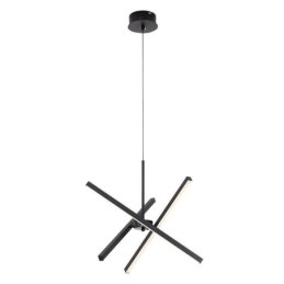 Modern Taklampa Dimbar Svart Remslampa