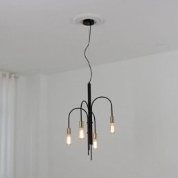 Modern Järn Ljuskrona Enkel Järn Taklampa