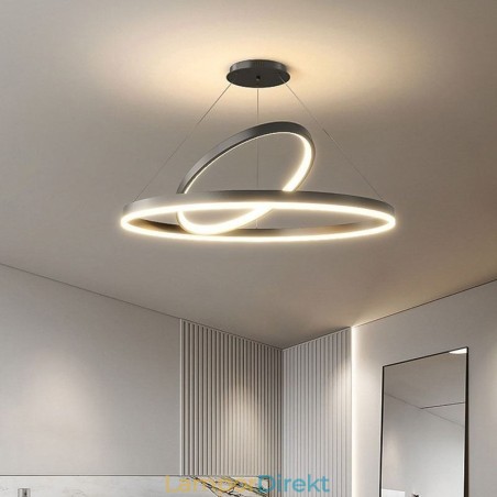 Modern Pendelljus Cirkel Ringar Akryl Pendellampa Modern Pendelljus Cirkel Ringar Akryl Pendellampa