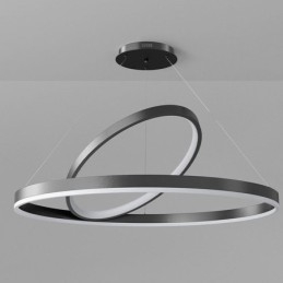 Modern Pendelljus Cirkel Ringar Akryl Pendellampa