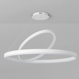 Modern Pendelljus Cirkel Ringar Akryl Pendellampa