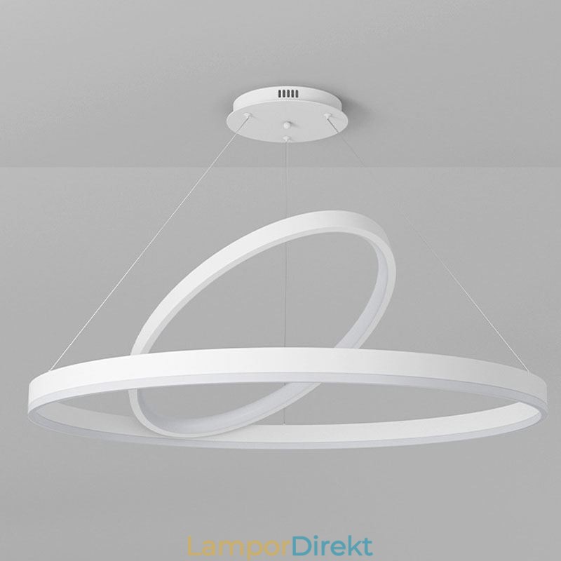 Modern Pendelljus Cirkel Ringar Akryl Pendellampa
