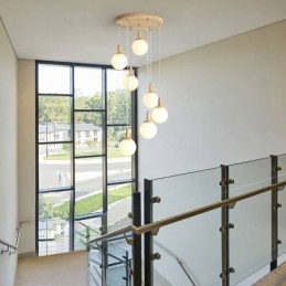 Japansk Hänglampa I Trä Nordic Glass Hänglampa
