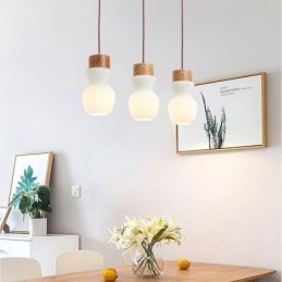 Japansk Hänglampa I Glas Kreativ Dekoration Hängande Ljus