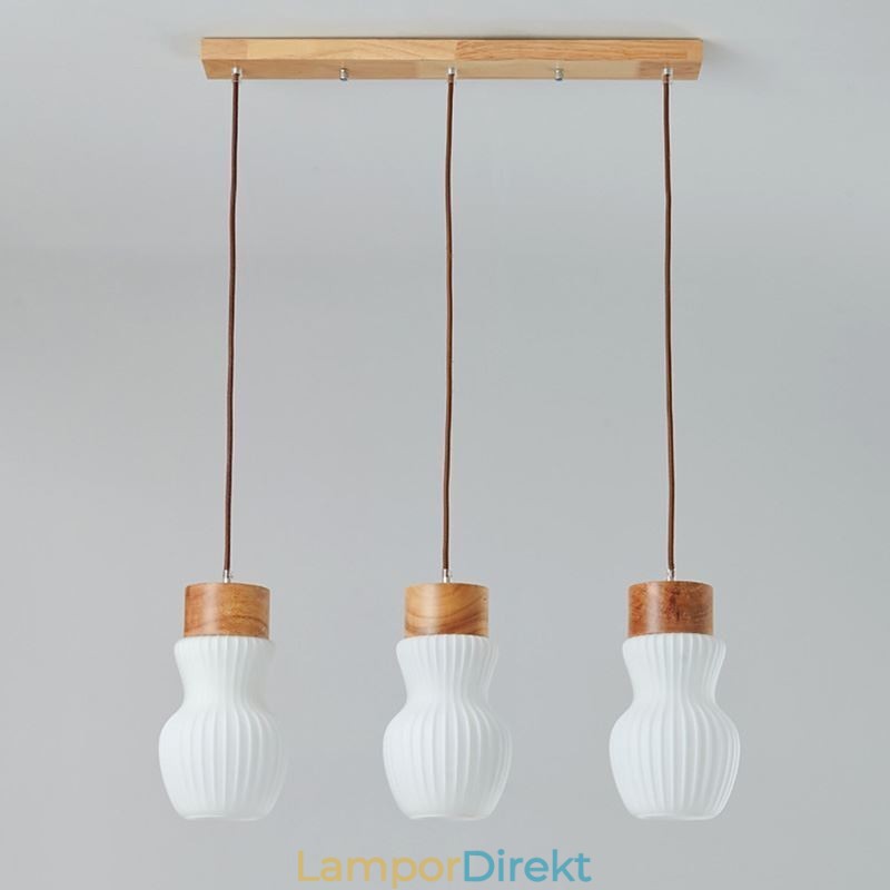 Japansk Hänglampa I Glas Kreativ Dekoration Hängande Ljus
