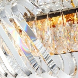 Europeisk Hänglampa Rund Glas Dekoration Hänglampa
