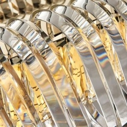 Europeisk Hänglampa Rund Glas Dekoration Hänglampa