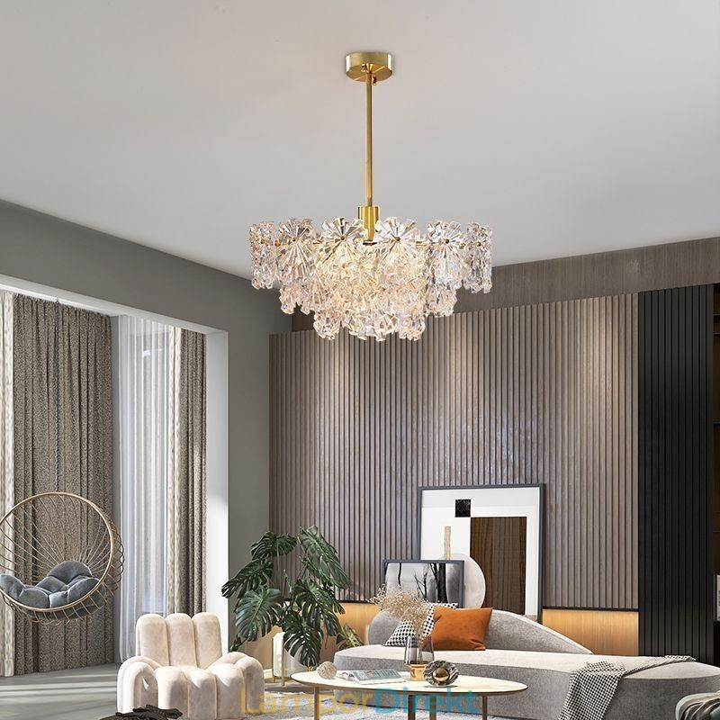 Lyx Taklampa Heminredning Glas Ljuskrona Living